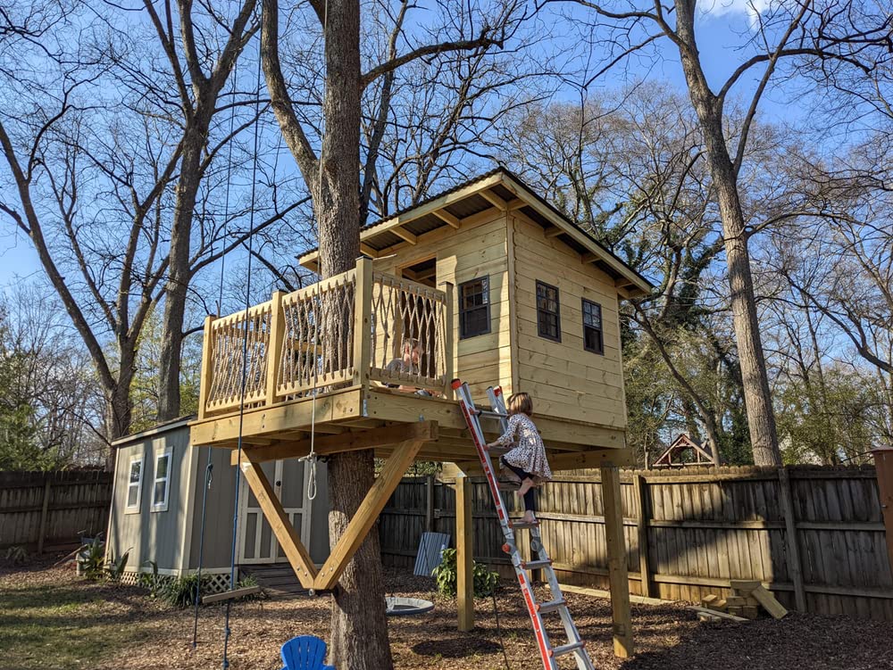 Tree House - 12'x15' One Tree w/Two Posts Bracket Kit