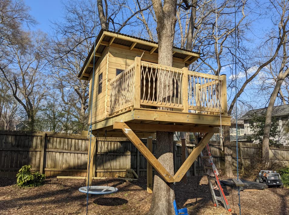Tree House - 12'x15' One Tree w/Two Posts Bracket Kit