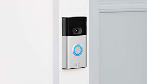Ring Video Doorbell – 2020 release – 1080p HD video, improved motion detection, easy installation – Satin Nickel