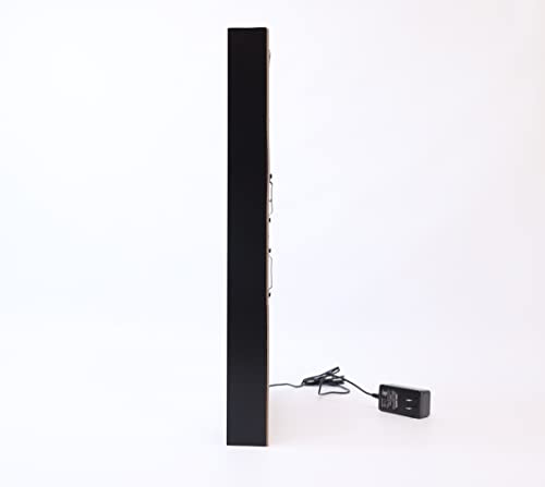 Magic Mirror with LCD Screen, Phone Notifications and Built In Raspberry Pi (Black)