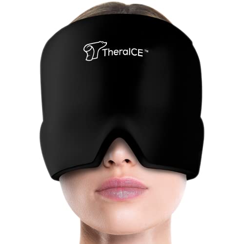 Migraine Relief - Form Fitting Head Gel Ice Cap or Heat Wrap