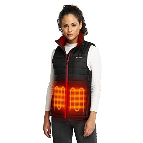 Heated Jacket - Women's Lightweight Heated Vest with Battery Pack (Medium)