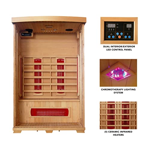 Couples Infrared Sauna - Clean Pores, Lose Weight and Relax - Save Money for SPAs