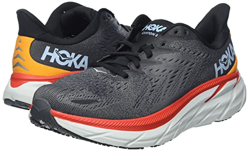 HOKA ONE ONE HOKA Clifton 8 Men's Running 9.5 D(M) US Anthracite-Castlerock
