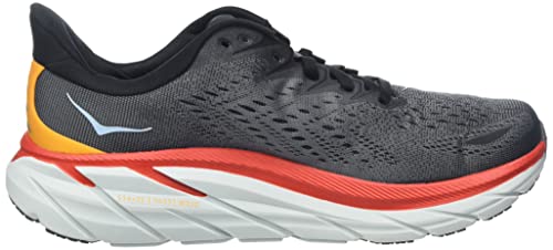 HOKA ONE ONE HOKA Clifton 8 Men's Running 9.5 D(M) US Anthracite-Castlerock
