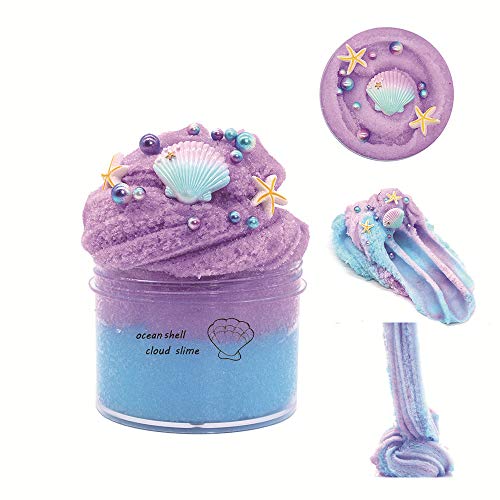 Fluffy Cloud Slime and Ocean Shell Scented Slime