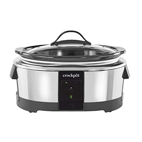 Slow Cooker with Alexa - 6-Quartz of Programmable Stainless Steel