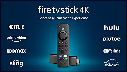 Fire TV Stick 4K streaming device with latest Alexa Voice Remote