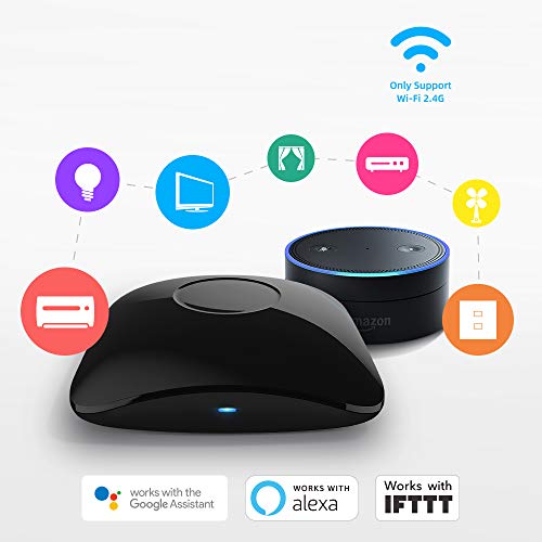 UK and Asia - Infrared and Radio Frequency Universal Remote - All in One Hub with Learning and Wi-Fi and Voice enabled