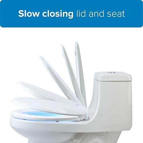Best Heated Toliet Seat - Round with Nightlight , White