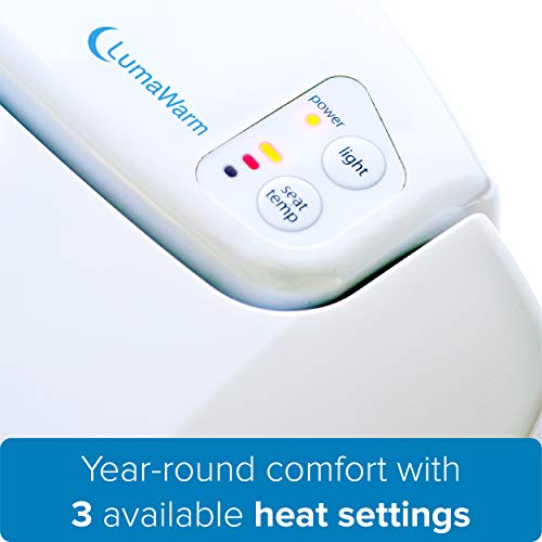 Best Heated Toliet Seat - Round with Nightlight , White