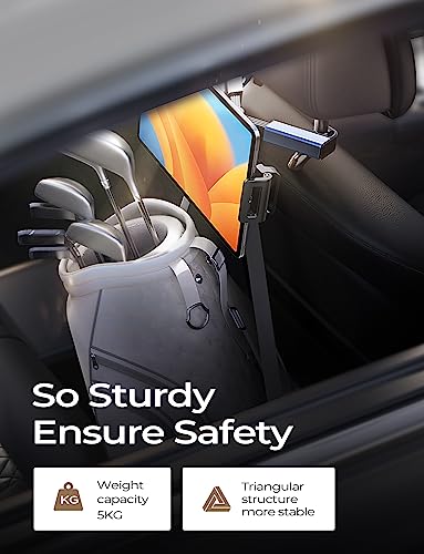 Tablet Mount for Car Headrest - Fits All 4.7-12.9" Devices