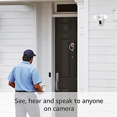 Ring Floodlight Cam Wired Plus with motion-activated 1080p HD video - Alexa Enabled