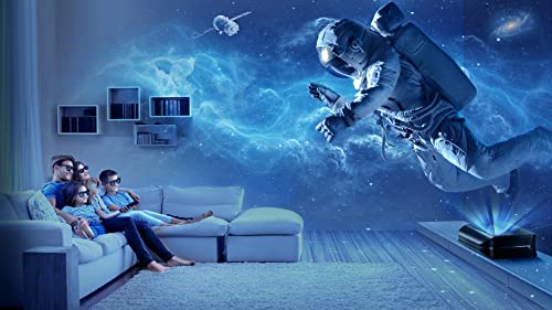 Laser TV Projector - Highest Quality - 4K Triple Laser Projector - 2600 Peak Lumen and Dolby Audio