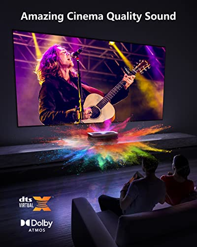 Laser TV Projector - Highest Quality - 4K Triple Laser Projector - 2600 Peak Lumen and Dolby Audio