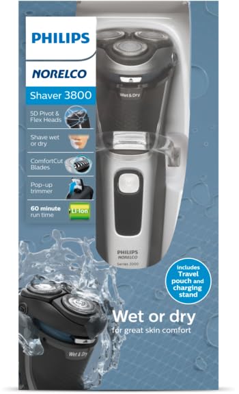 Wet & Dry Shaver 3800 - Rechargeable