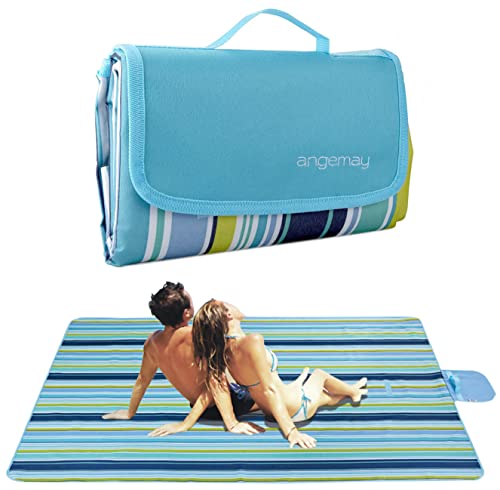 Picnic or Beach Blanket - Folds into a Light Bag - Sand proof too