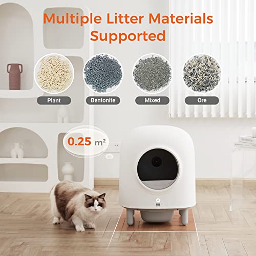Automatic Self Cleaning Litter Box with Odor Suppression