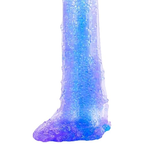 Purple Blue Bead Slime, Soft Jelly Clay Slime Sugar Blitz