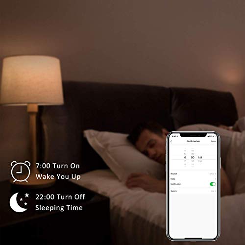 Smart WiFi Alexa Light Bulb, Peteme Led RGB Color Changing Bulb