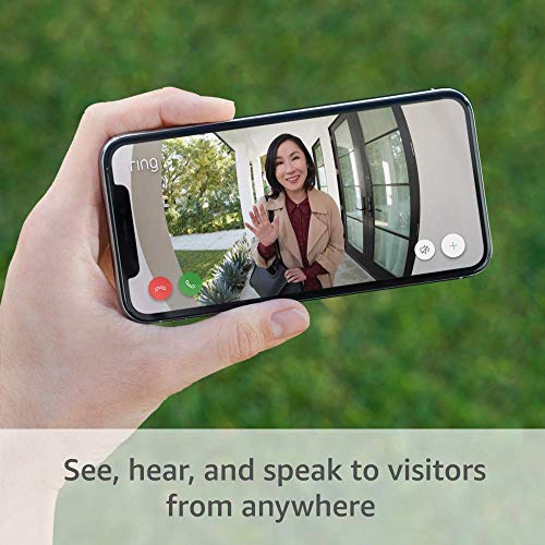 Ring Video Doorbell – 2020 release – 1080p HD video, improved motion detection, easy installation – Satin Nickel