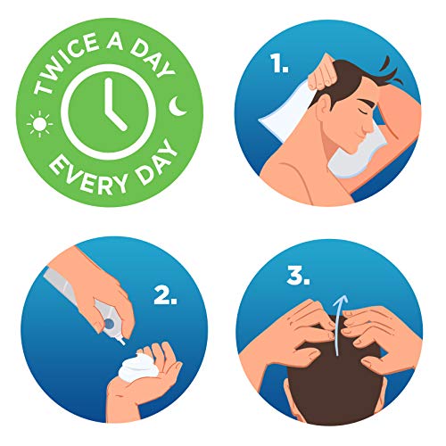 Men's Rogaine 5% Minoxidil Foam for Hair Loss and Hair Regrowth, Topical Treatment for Thinning Hair, 3-Month Supply