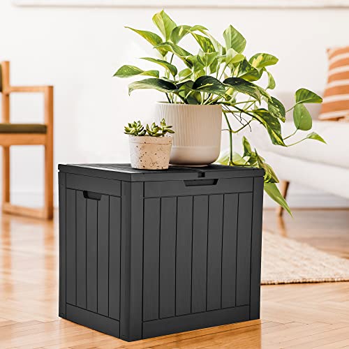 Outdoor Storage Box for Patio Furniture - 30 Gallon Deck Box and Lockable