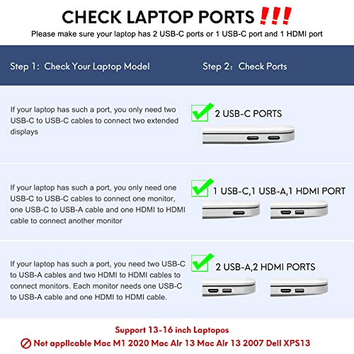 Expand Laptop by adding 2 More Screens - 1080P