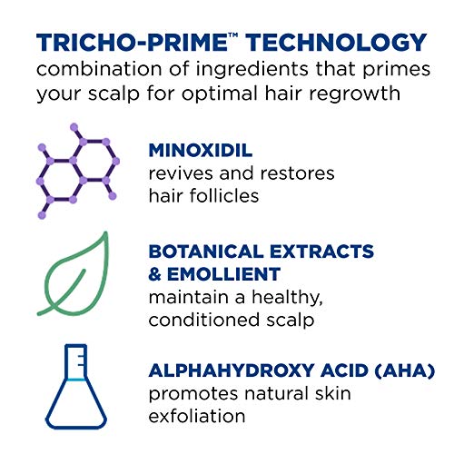 Men's Rogaine 5% Minoxidil Foam for Hair Loss and Hair Regrowth, Topical Treatment for Thinning Hair, 3-Month Supply