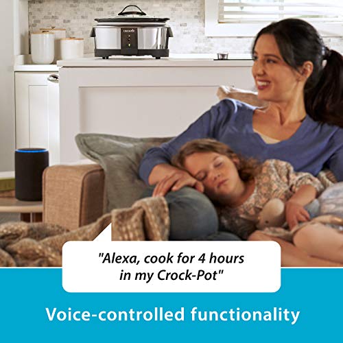 Slow Cooker with Alexa - 6-Quartz of Programmable Stainless Steel