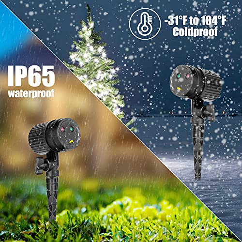 Laser Projector Outdoor - Red and Green Starry Projection
