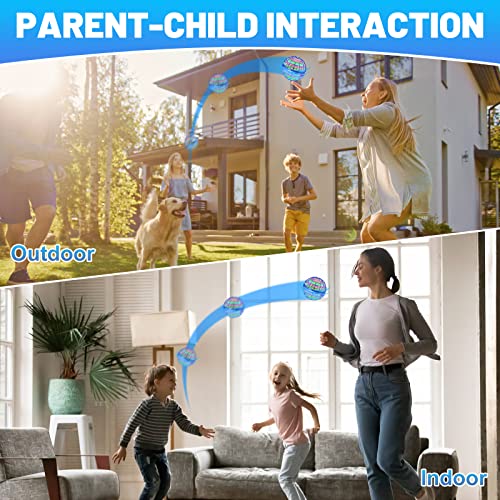 Flying Orb Ball Toys - Hover Ball, Boomerang Ball, Mini Flying Spinner Drone for Outdoor and Indoor Kids Adults (Blue)