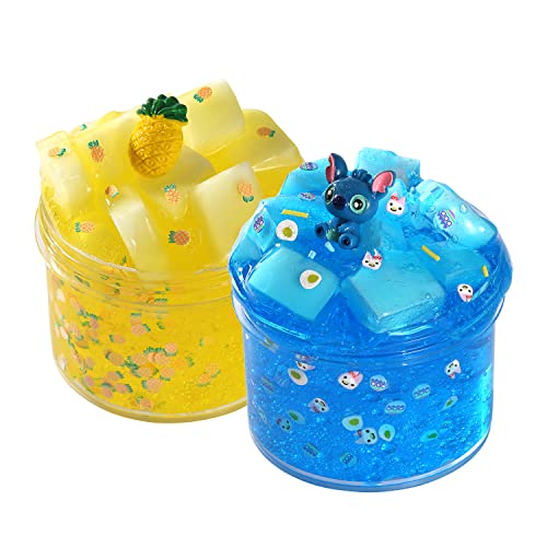 2 Packs Jelly Cube Crunchy Slime