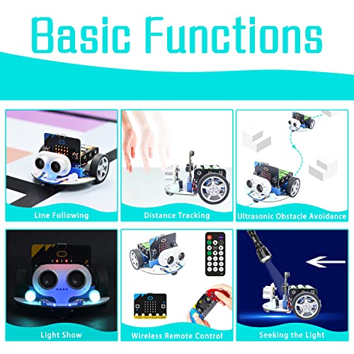 Microbit Compatible Programming Graphical Coding Car