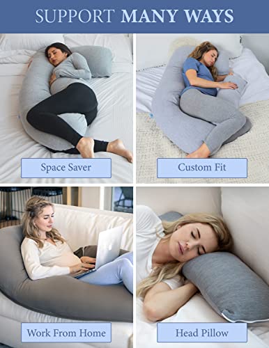 Best Pregnancy Pillow, U-Shape Full Body Pillow and Maternity Support