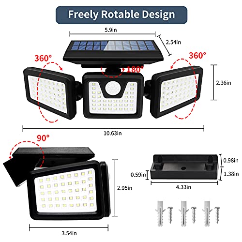 Solar Lights Outdoor with Motion Sensor