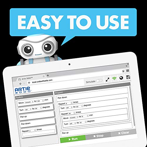 The Coding and Drawing Robot - Age 7-15 - STEM Toy for Boys & Girls Ages 7+