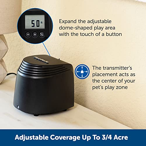 Invisible Fence - Virtual Boundary for Your Pet - Portable and Can Secure up to 3/4 Acres