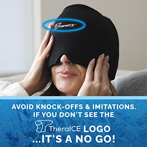 Migraine Relief - Form Fitting Head Gel Ice Cap or Heat Wrap