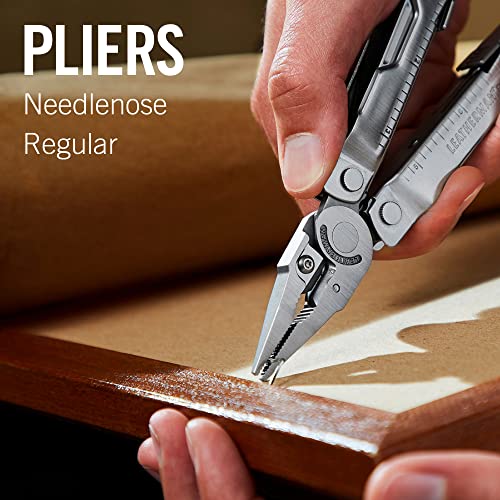 LEATHERMAN, Multitool - Wire Cutters, Saw, Nylon Sheath,