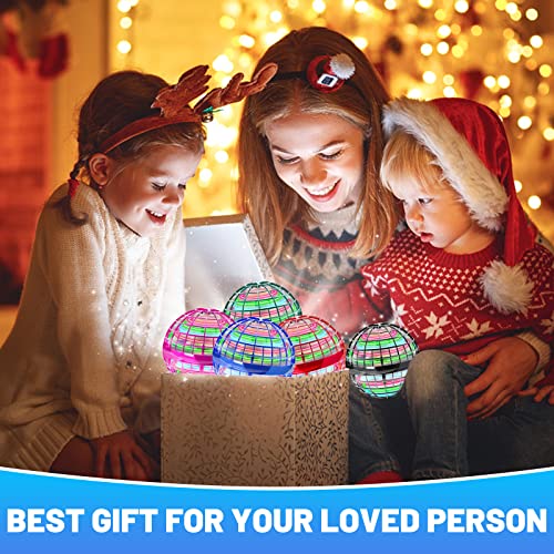 Flying Orb Ball Toys - Hover Ball, Boomerang Ball, Mini Flying Spinner Drone for Outdoor and Indoor Kids Adults (Blue)