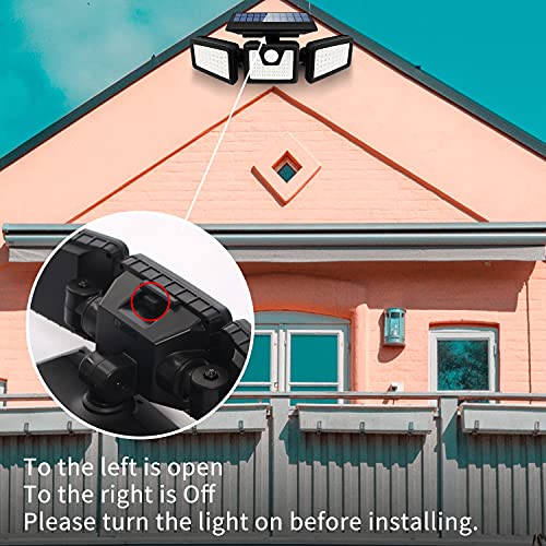 Solar Lights Outdoor with Motion Sensor