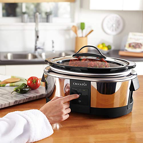 Slow Cooker with Alexa - 6-Quartz of Programmable Stainless Steel