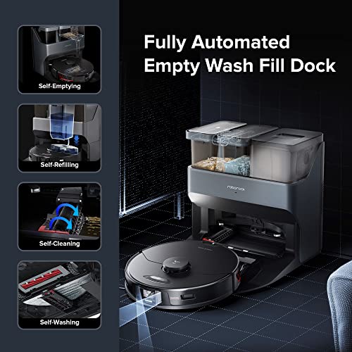 Best Robot Mop and Vacume All in one - Roborock S7 MaxV - Obstacle Avoidance, 5100Pa Suction, Works with Alexa