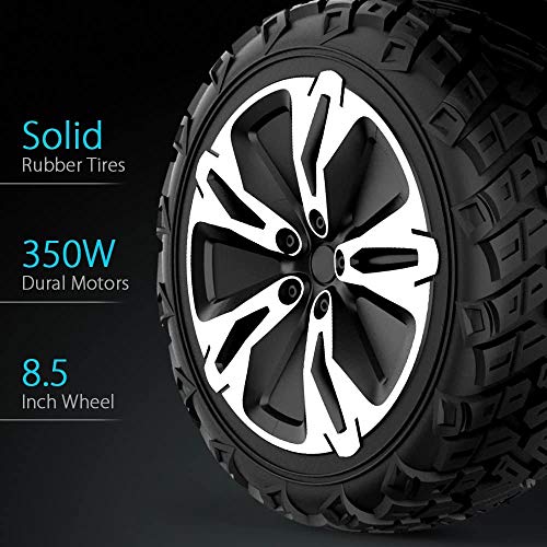 Off Road Hoverboard with Bluetooth Speakers with LED Lights
