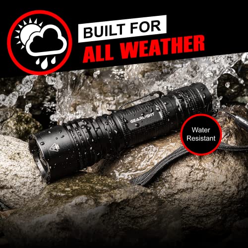 Strong Mini Flashlight - High Lumens LED, Water & Drop Resistant