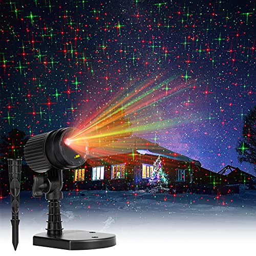 Laser Projector Outdoor - Red and Green Starry Projection
