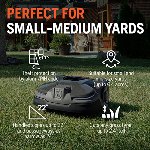 Medium Yard - 0.4 acres - Automated Lawn Mower - Husqvarna Automower 415X