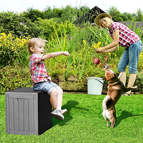 Outdoor Storage Box for Patio Furniture - 30 Gallon Deck Box and Lockable