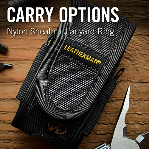 LEATHERMAN, Multitool - Wire Cutters, Saw, Nylon Sheath,